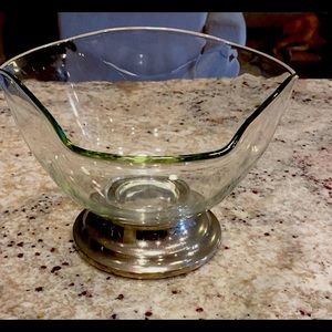 Princess House Glass Fluted Serving Bowl
